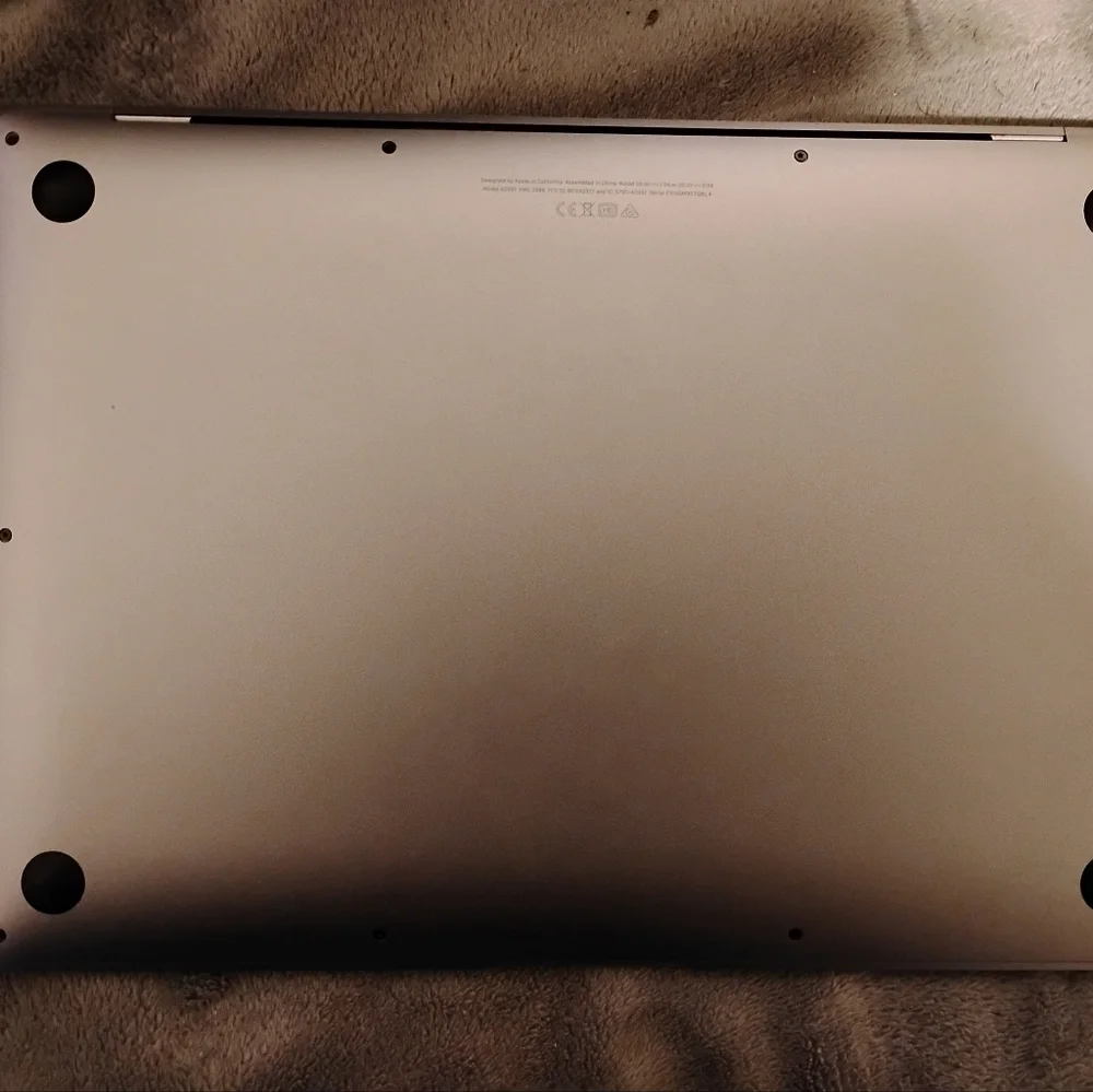 Apple Silver MacBook Laptop with Iconic Design